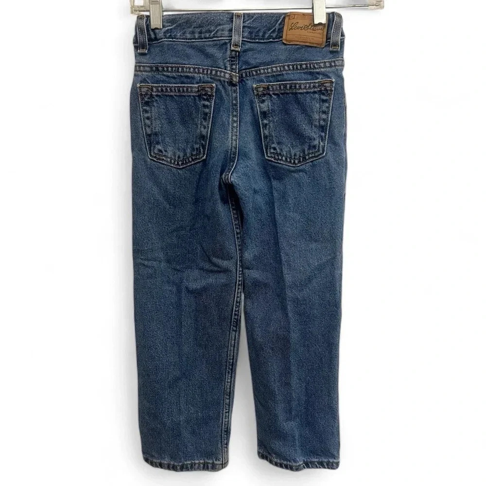 Vintage Levi Strauss Signature straight leg jeans 100% cotton size 7X - Picture 2 of 6